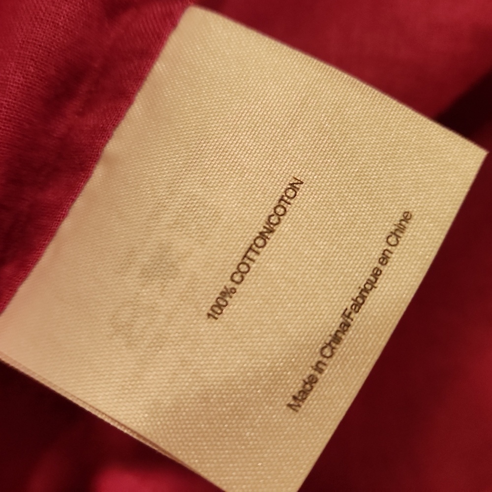 ❤️ TORY BURCH BRIGETTE FITTED BUTTON DOWN COTTON SHIRT / TOP IN MAGENTA, 6 - Picture 13 of 13